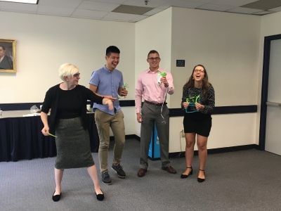 participants in training exercise