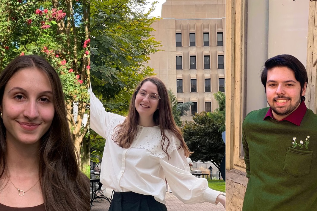 Headshots of 2024 PAFs. Left (Markella), Middle (Nina), and Right (Jack)