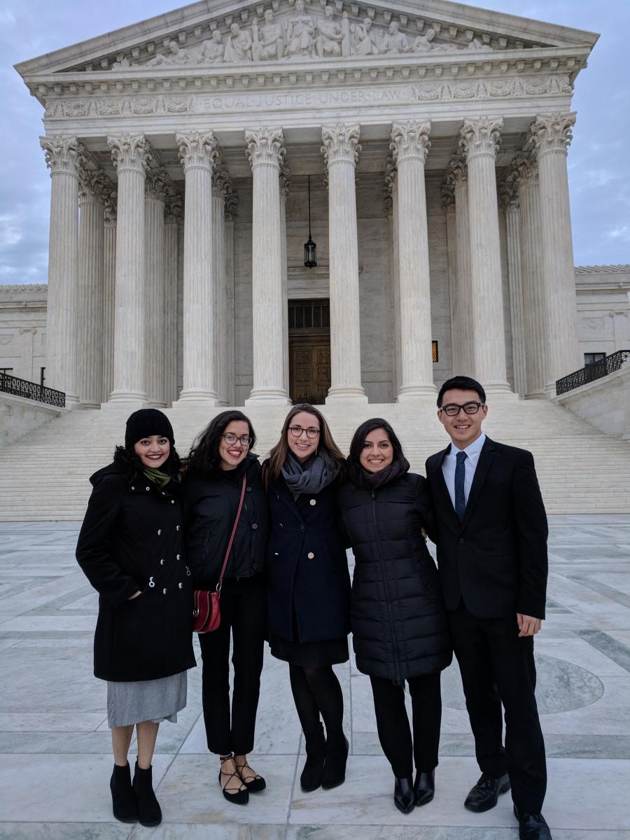 PAFs volunteer at President LeBlanc's inauguration dinner at the Supreme Court.