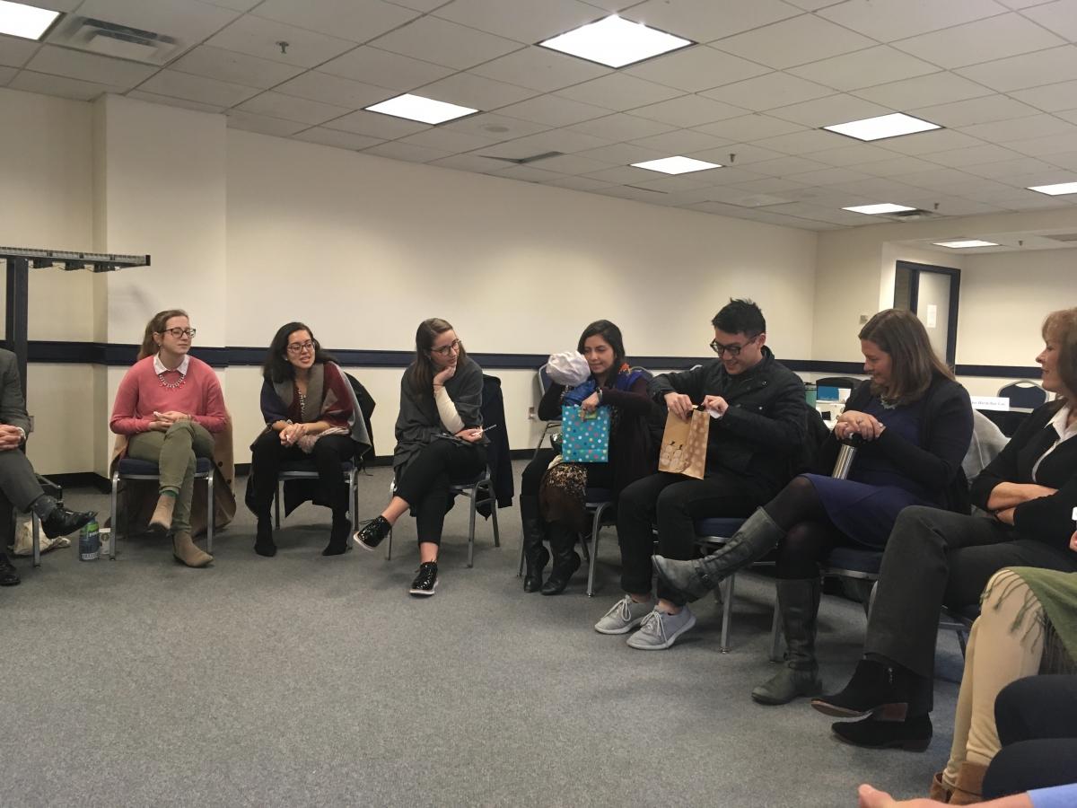 PAFs during the white elephant gift exchange